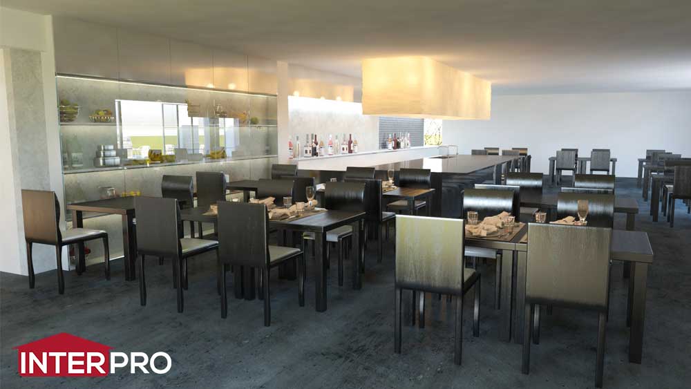 Restaurant en 3D